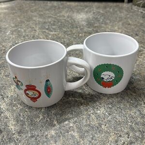 Snoopy Peanuts 2022 Christmas Mugs Set